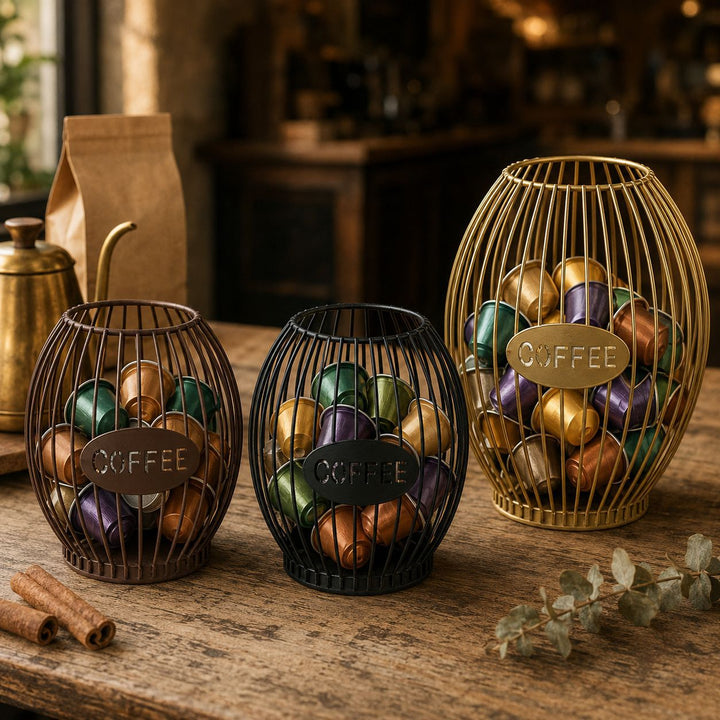 Contemporary Coffee Storage Basket