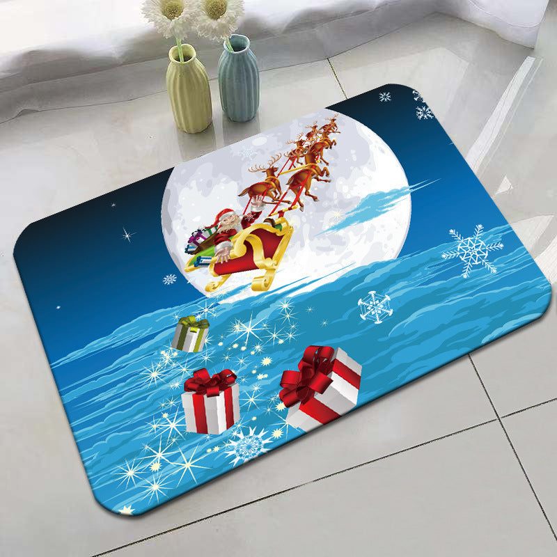 Festive Holiday-Themed Bath Mat Kalsten