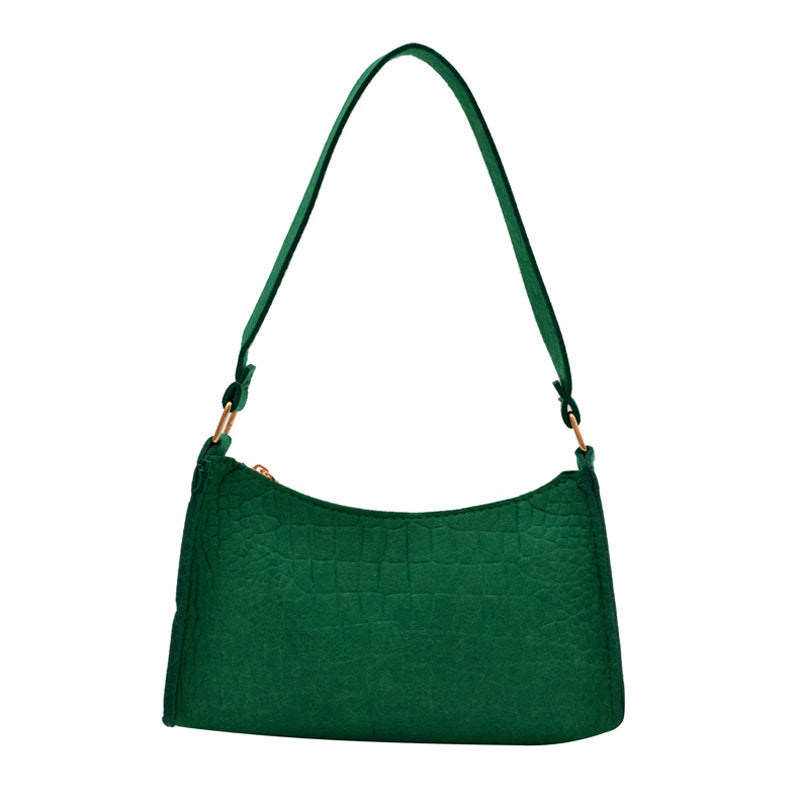 WoCrocodile Textured Mini Shoulder Handbag Kalsten