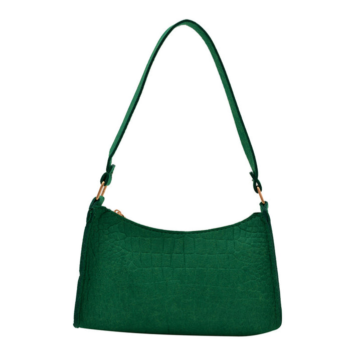 WoCrocodile Textured Mini Shoulder Handbag Kalsten