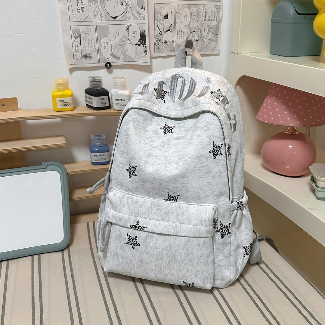 Star Print Decorative Backpack Kalsten