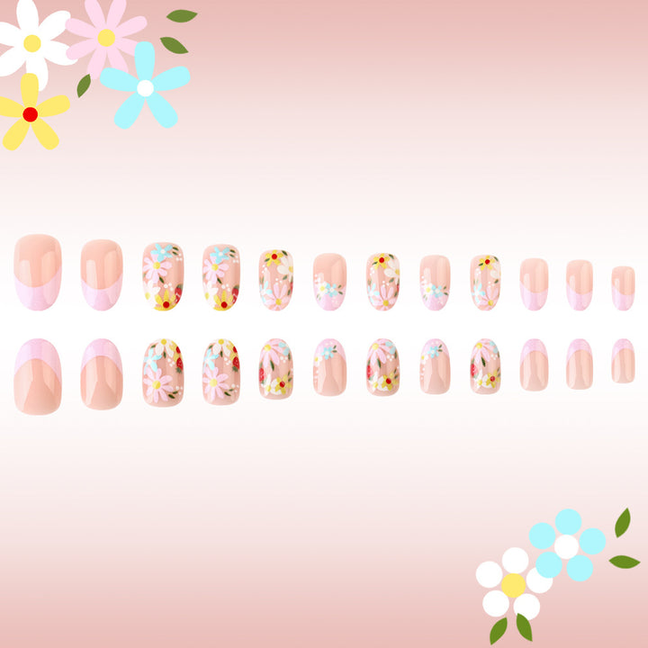 Floral Design Gel Nail Art Set Kalsten