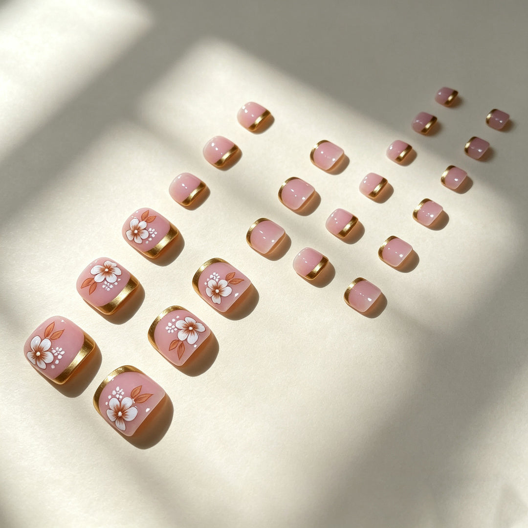 Decorative Floral Nail Art Tips Kalsten