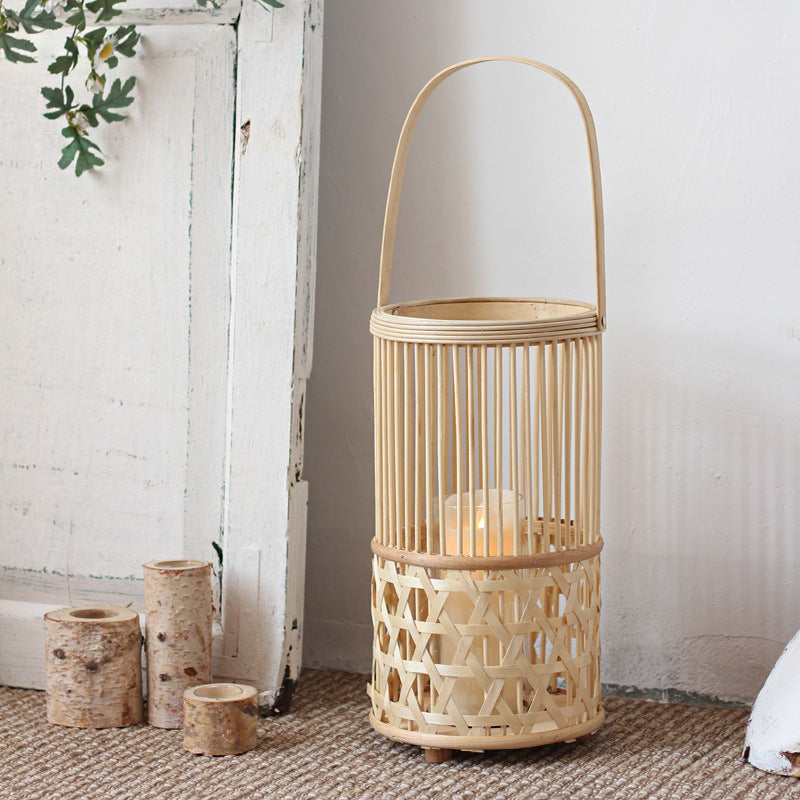 Handcrafted lantern made of rattan Kalsten