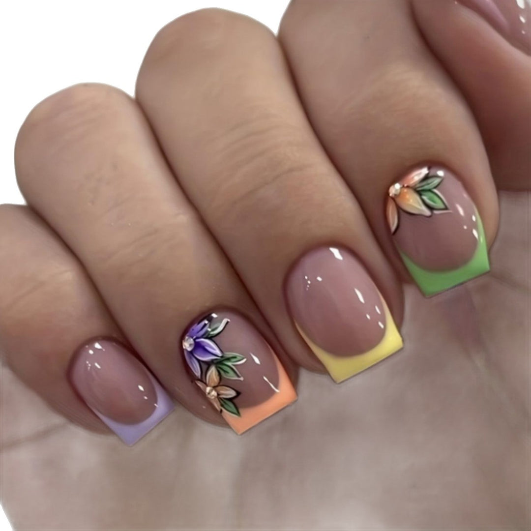 Floral Pattern Nail Art Set Kalsten