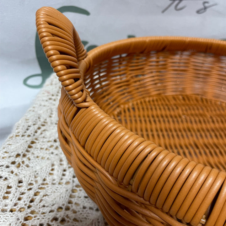 Handmade Natural Woven Serving Tray Kalsten