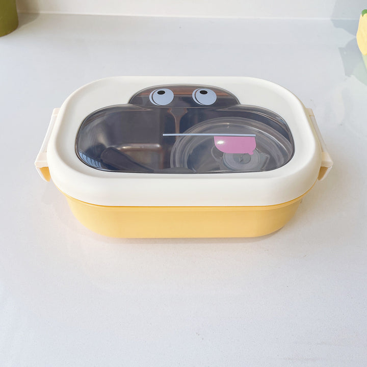 Playful Multi-Compartment Bento Lunch Box
