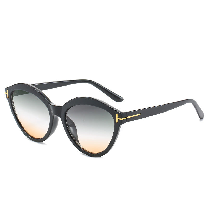 Elegant Oversized Cat-Eye Sunglasses Kalsten