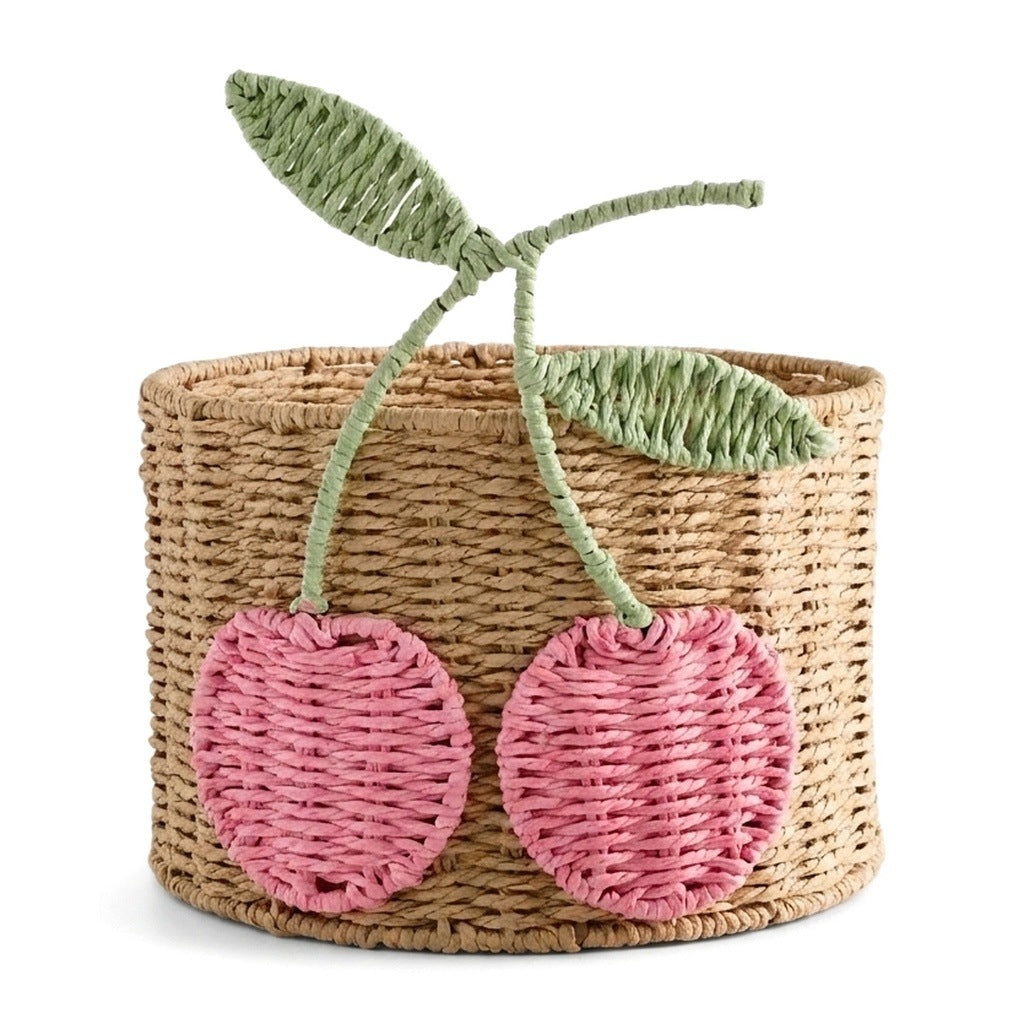 Playful storage basket with fruit design Kalsten