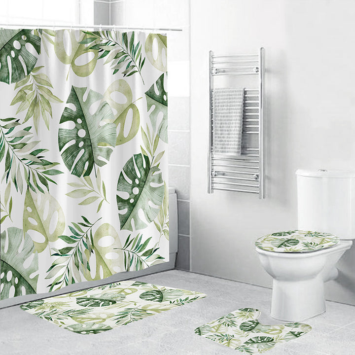 Tropical Plant Bathroom Set Kalsten
