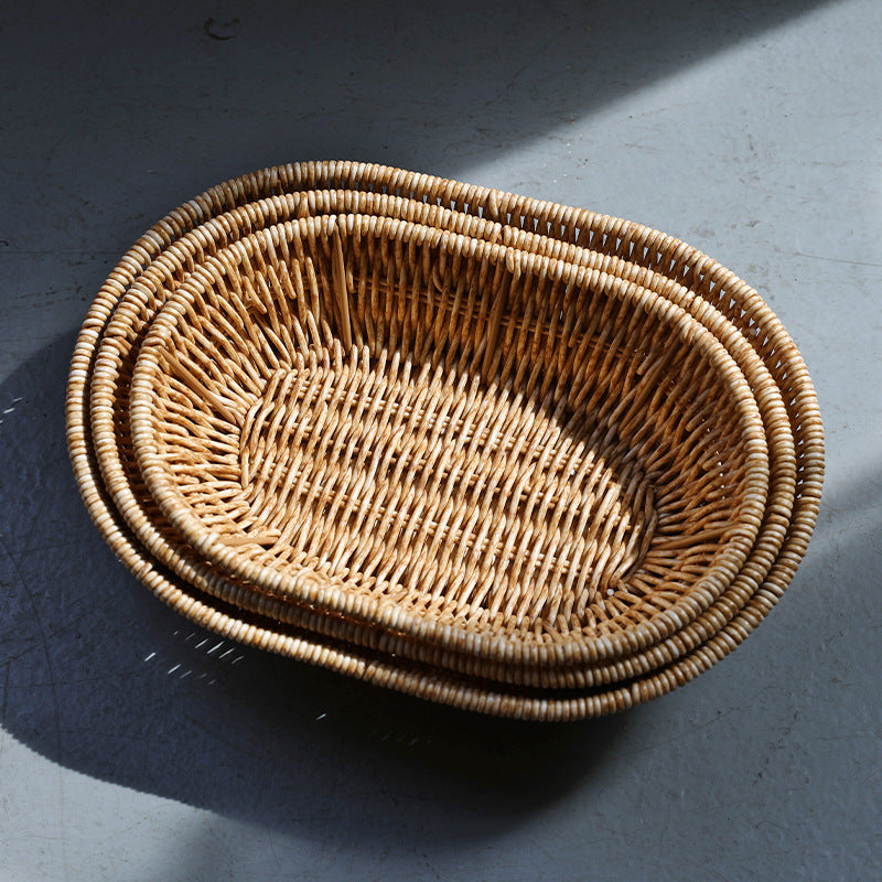 Handcrafted Woven Bread Basket Kalsten