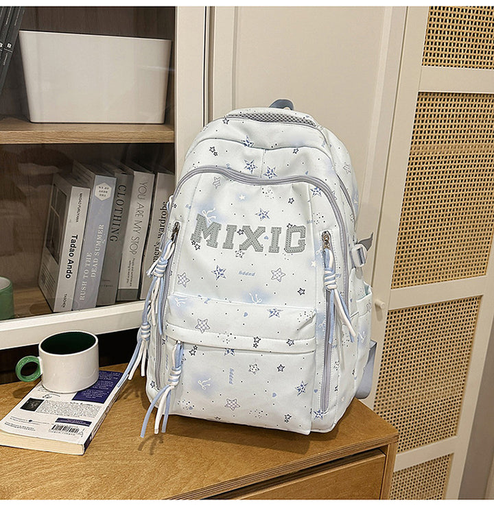 Trendy Illustrated Graphic Backpack Kalsten