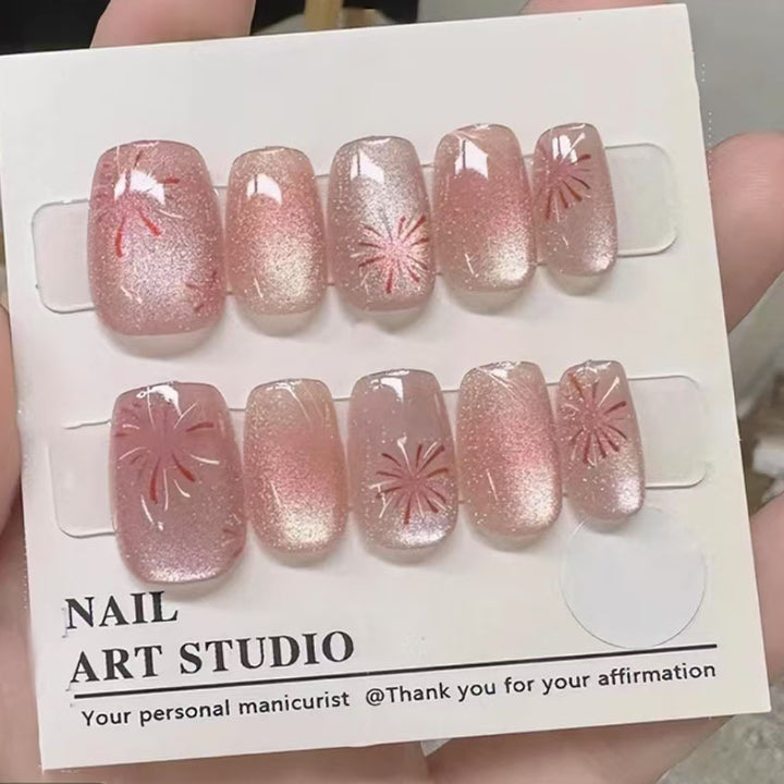 Elegant French Tip Press-On Nail Set Kalsten