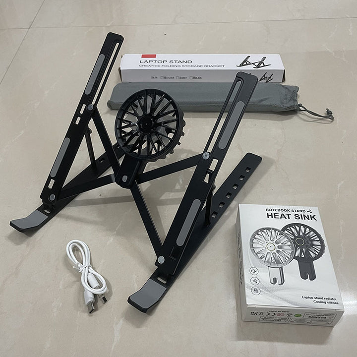 Height-adjustable laptop stand with cooling system Kalsten