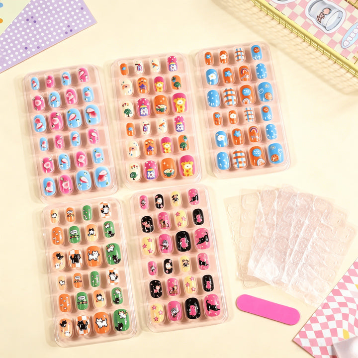Decorative Cartoon-Themed Nail Sticker Collection Kalsten