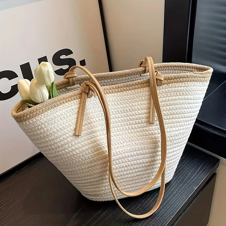 Beach bag with braided structure Kalsten