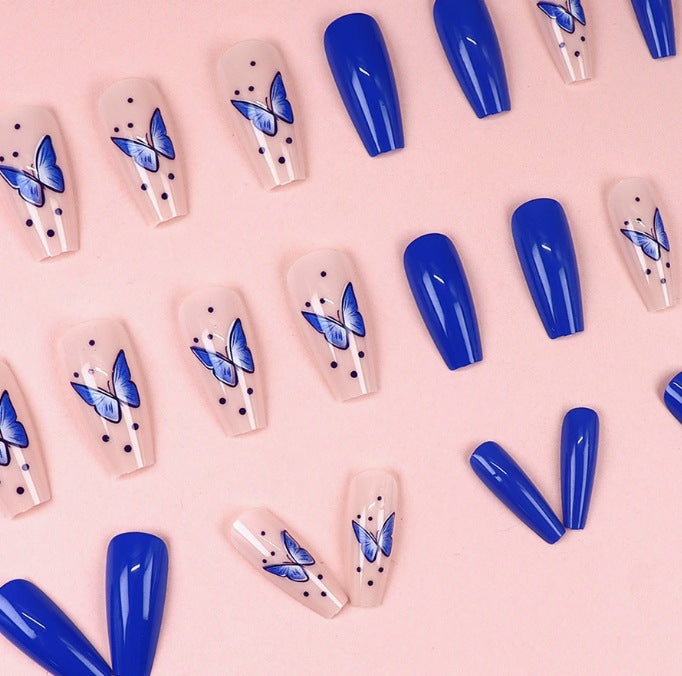 Artistic Butterfly Nail Enhancements Kalsten
