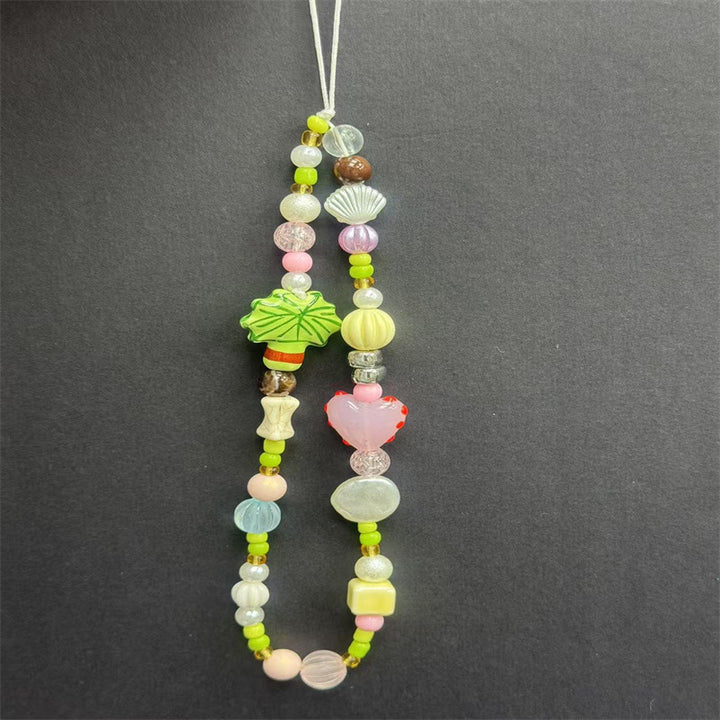 Whimsical Beaded Charm Necklace Kalsten 1790136000