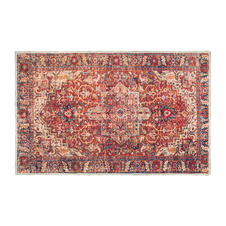 Vintage Floral Pattern Area Rug Kalsten