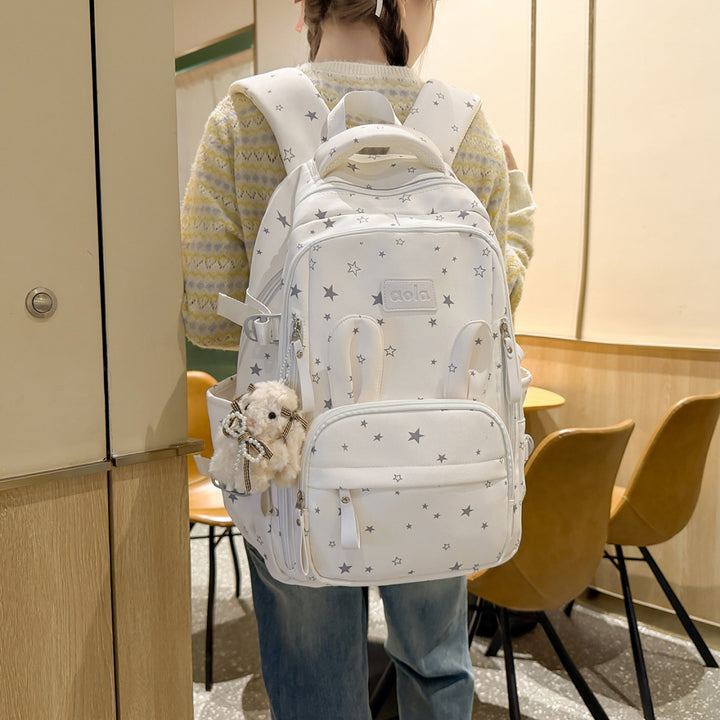 Star Print Multi-Functional Backpack Kalsten