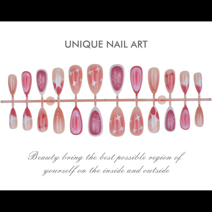 Elegant Artistic Press-On Nail Set Kalsten 1787294328