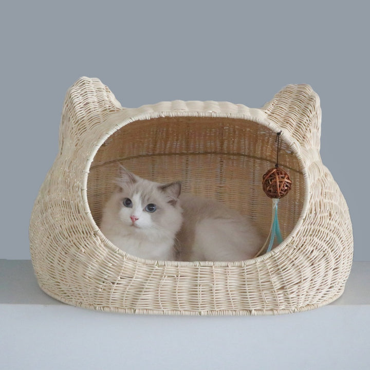 Cozy cat basket with ear design Kalsten