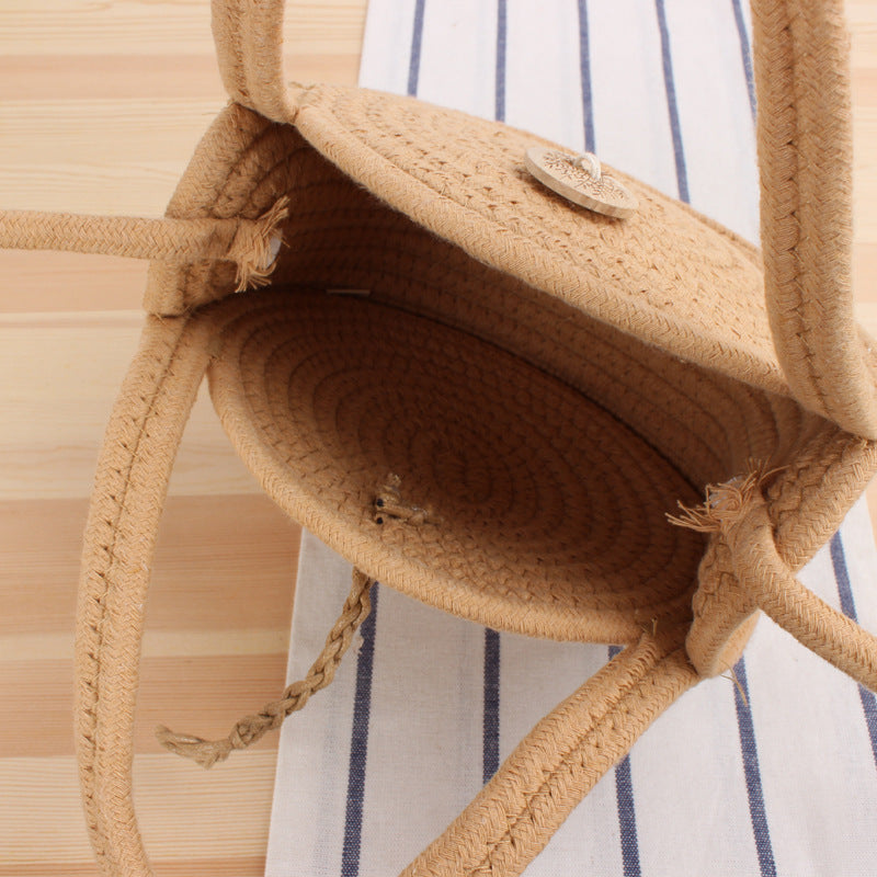 Round Macrame Shoulder Bag Kalsten