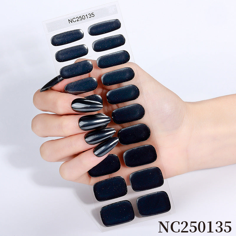 Glossy Press-On Nail Wraps