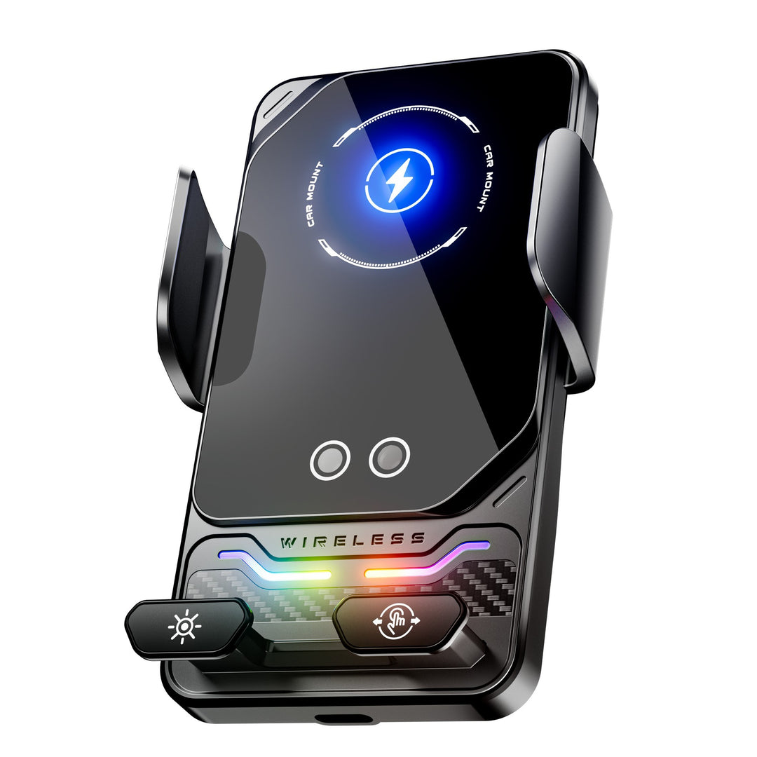 Unisex Qi-enabled smartphone holder with automatic fastening Kalsten