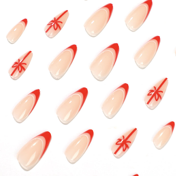 Elegant Nail Extensions with Christmas Design Kalsten
