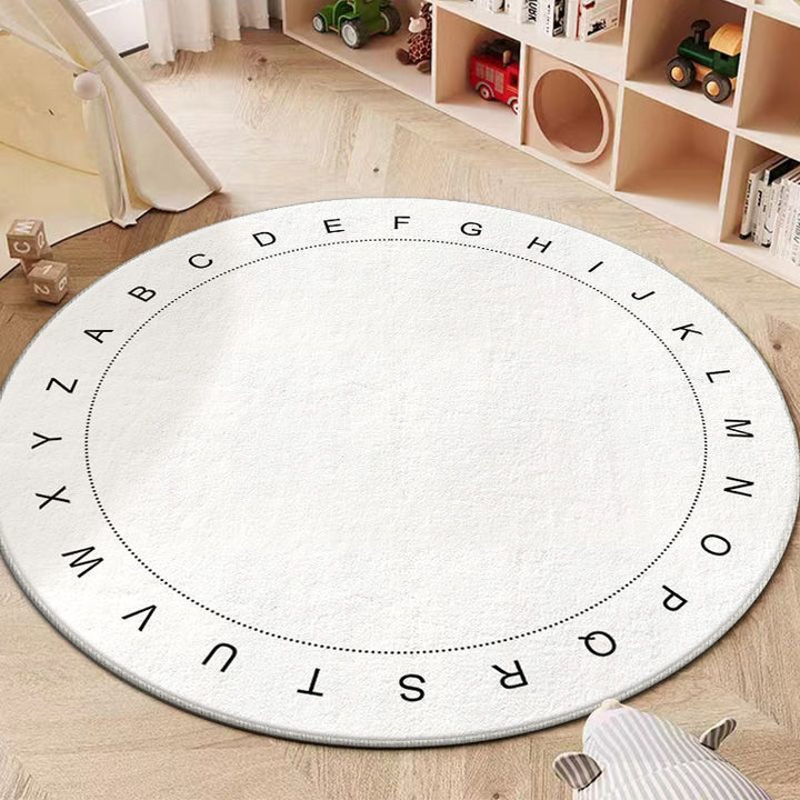 Playful Circular Area Rug