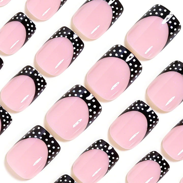 Stylish French Tip Nail Art Set Kalsten