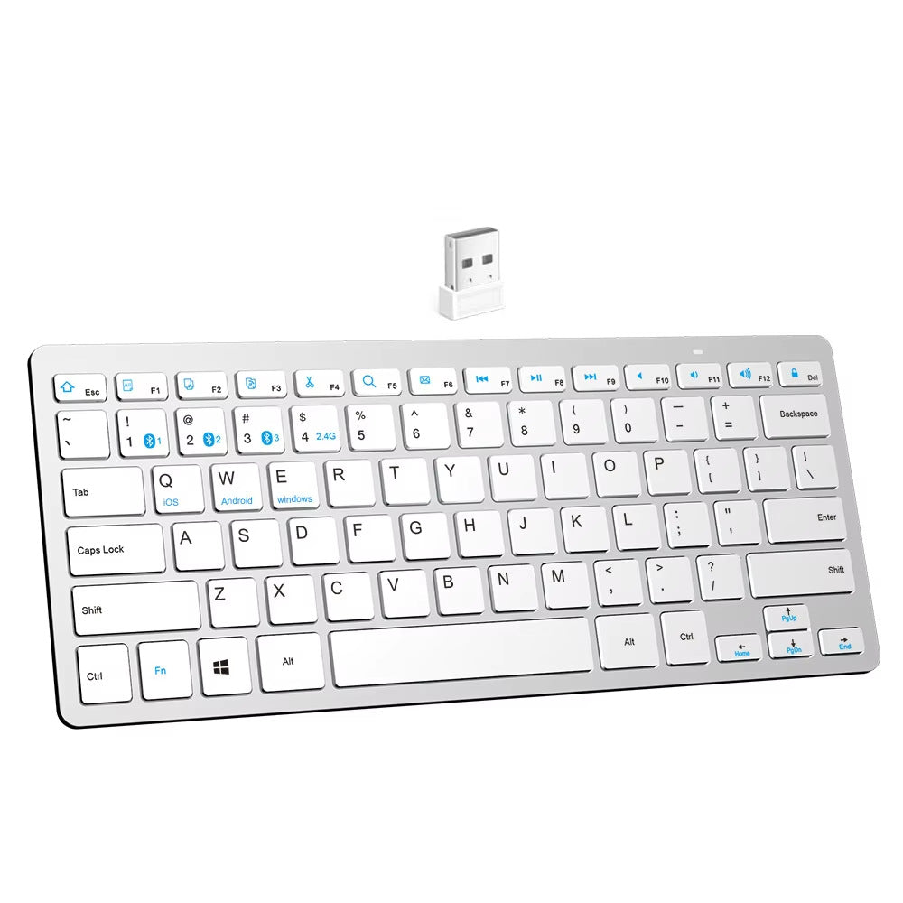Compact Bluetooth keyboard with multi-system support Kalsten