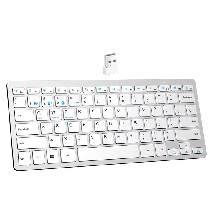 Compact Bluetooth keyboard with multi-system support Kalsten
