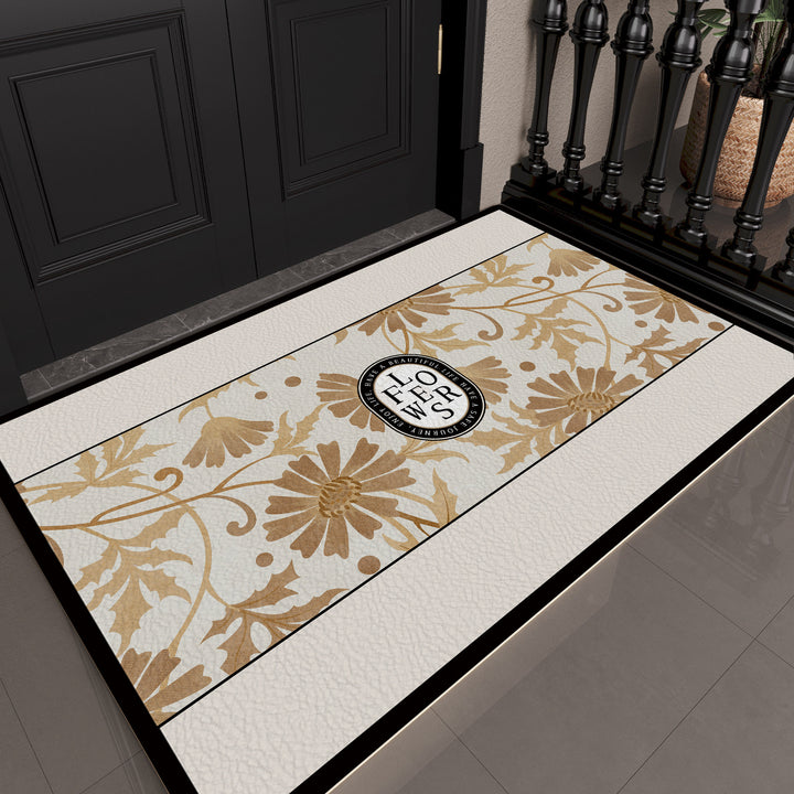 Modern Geometric Bath Mat Kalsten