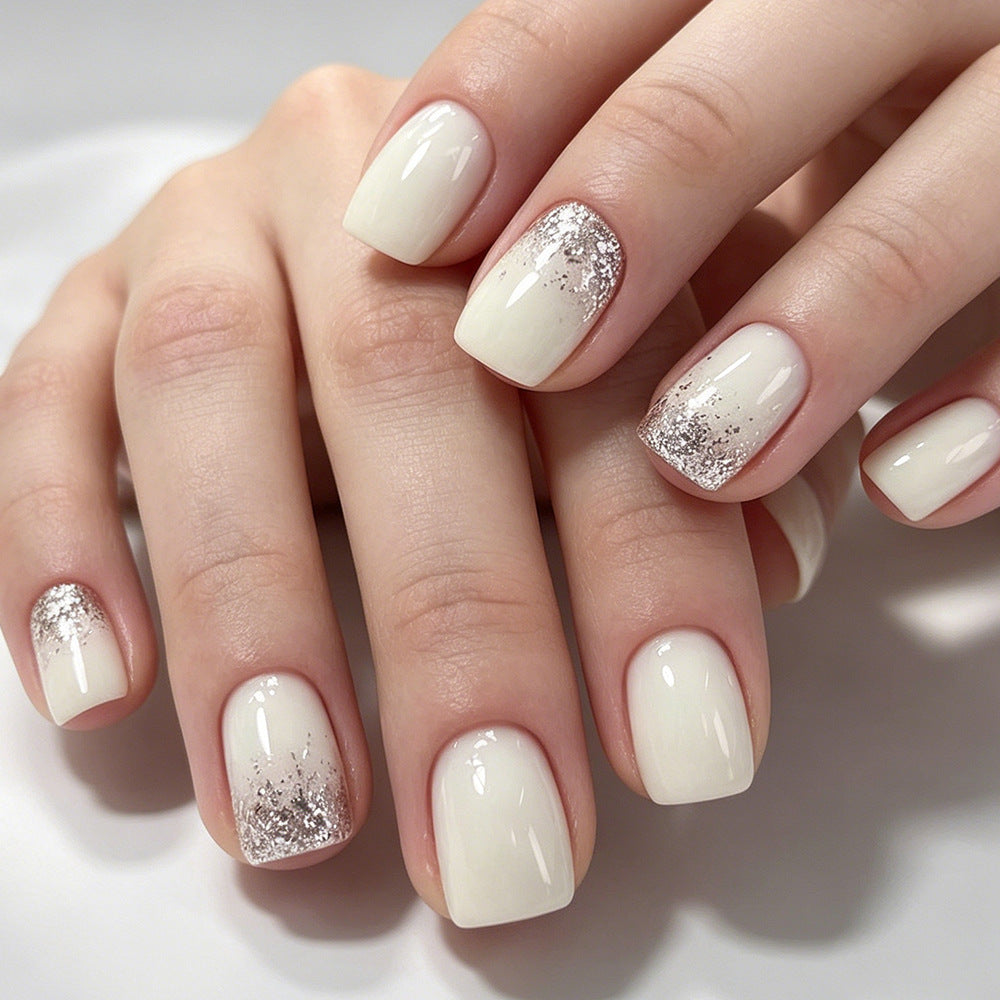 Elegant Glitter Tip Nail Art Set Kalsten