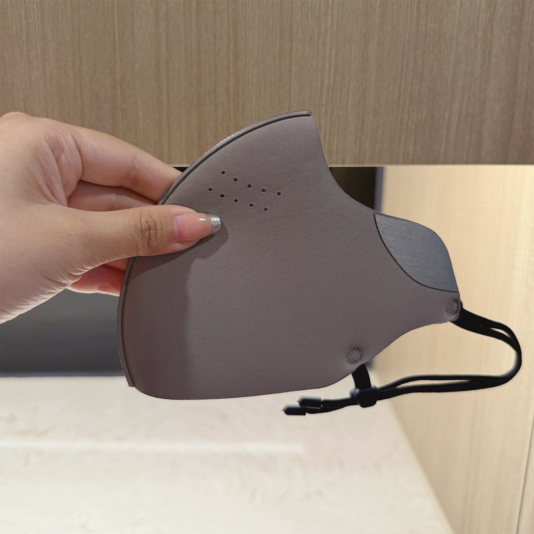 Contoured Reusable Breathable Face Mask with Adjustable Ear Straps and Inner Filter Pocket Kalsten