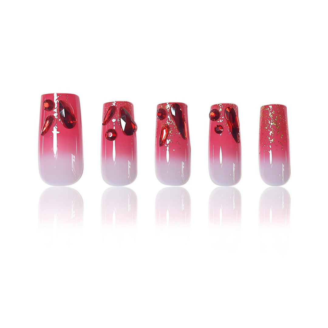 Artistic Decorative Gel Nail Extensions Kalsten