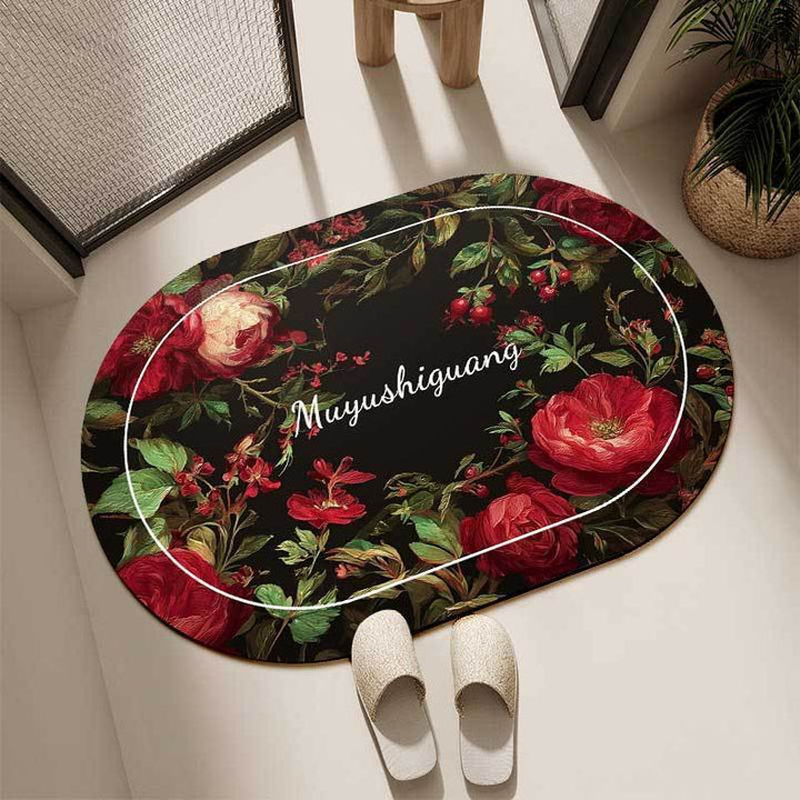 Artistic Floral Decor Rug