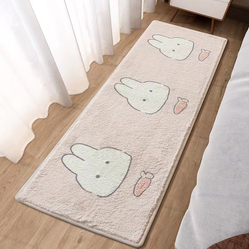 Plush Cartoon Bear-Themed Area Rug