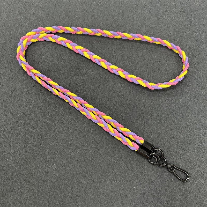 Braided Phone Lanyard with Secure Clips Kalsten