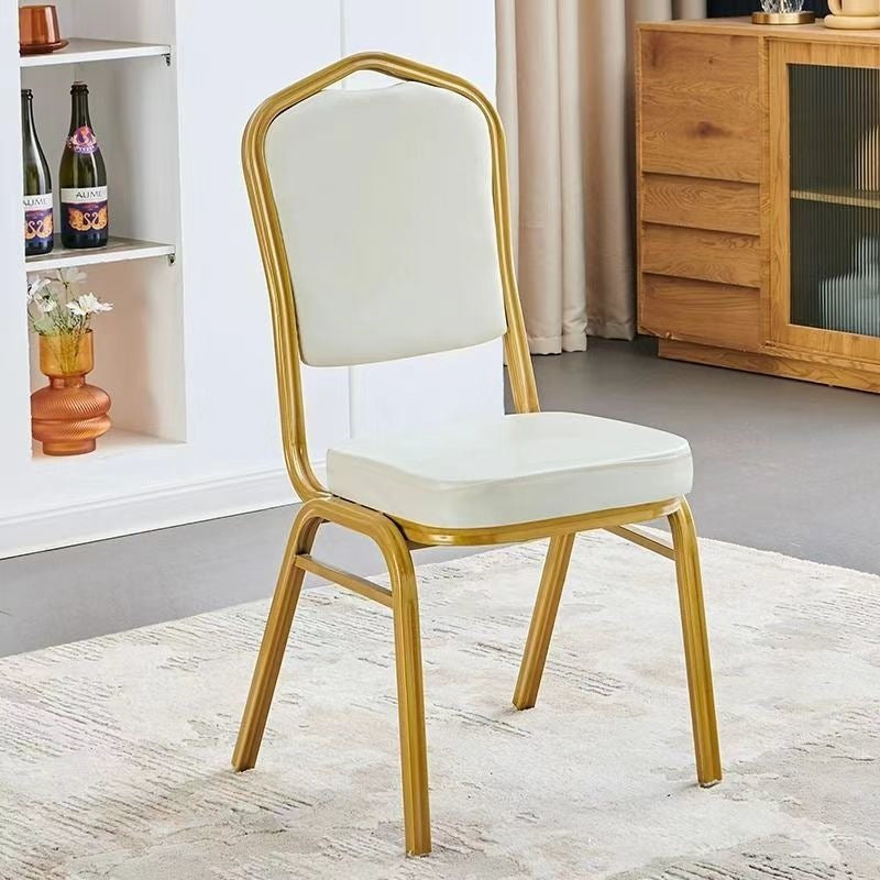 Elegant Upholstered Dining Chair with Gold Frame Kalsten
