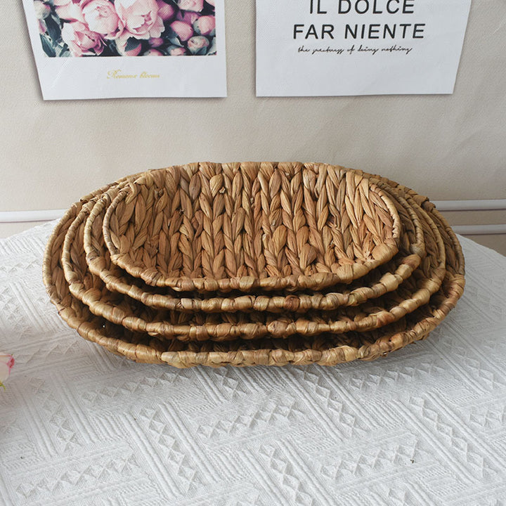 Natural Woven Serving Tray Kalsten