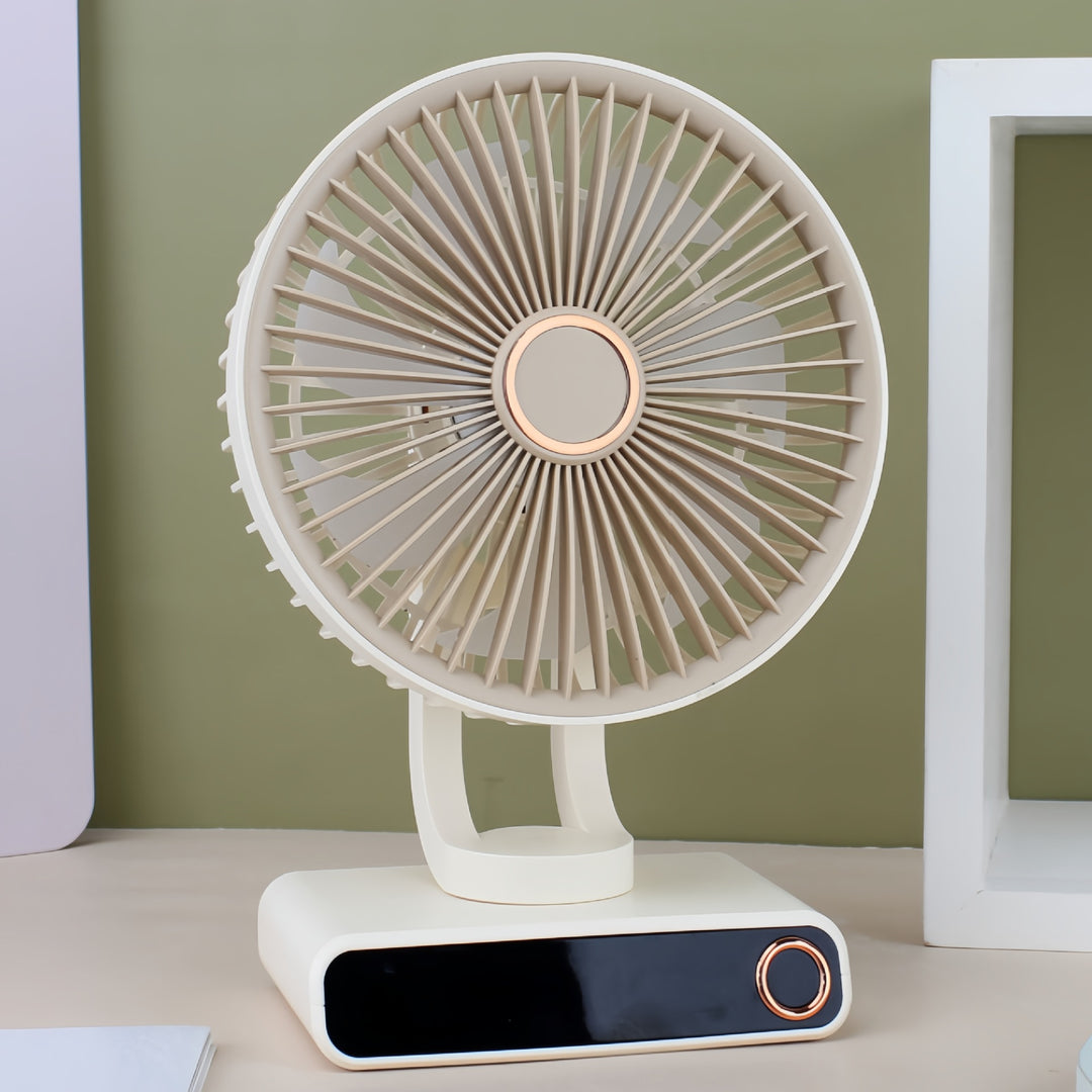 Ladies Portable Table Fan in Modern and Compact Design Kalsten