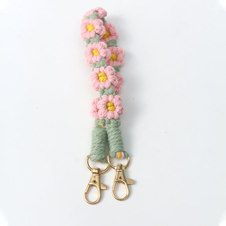 Floral Patterned Keychain