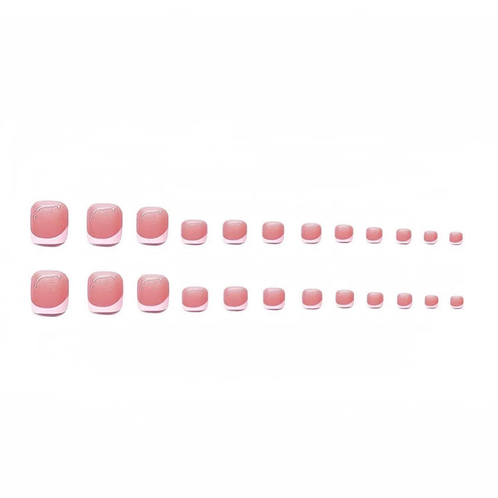 Elegant French Tip Press-On Nail Set Kalsten