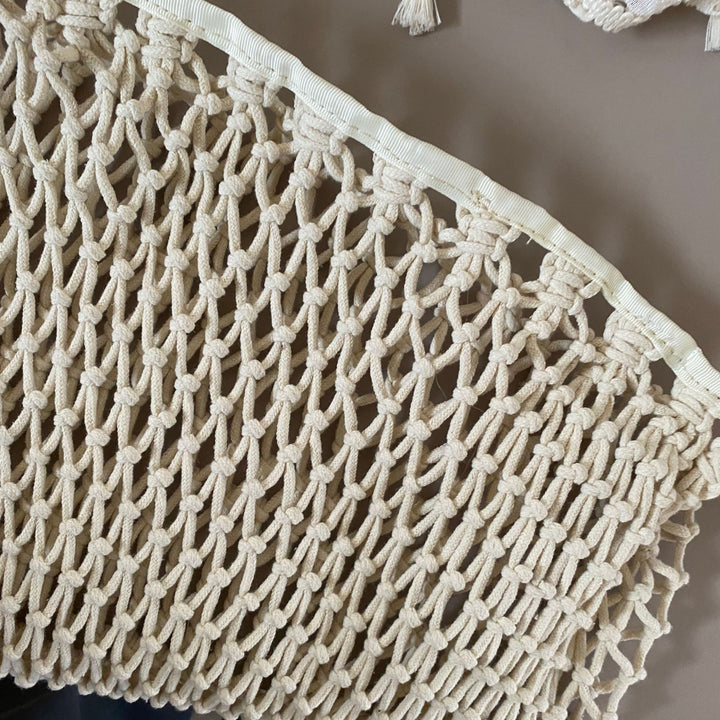 Net tote bag in boho style Kalsten