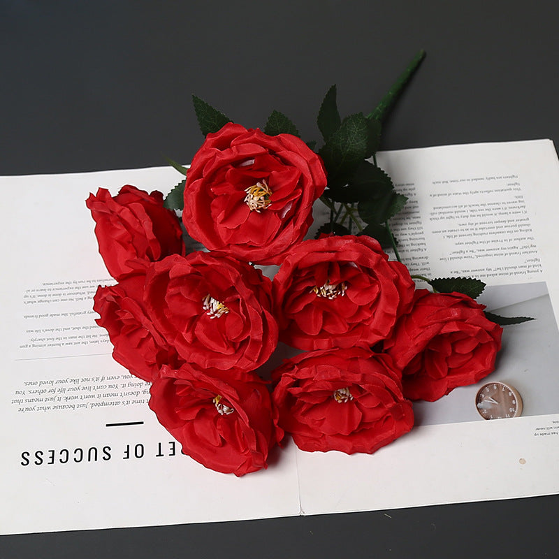Decorative Artificial Flower Bouquet for Home Display
