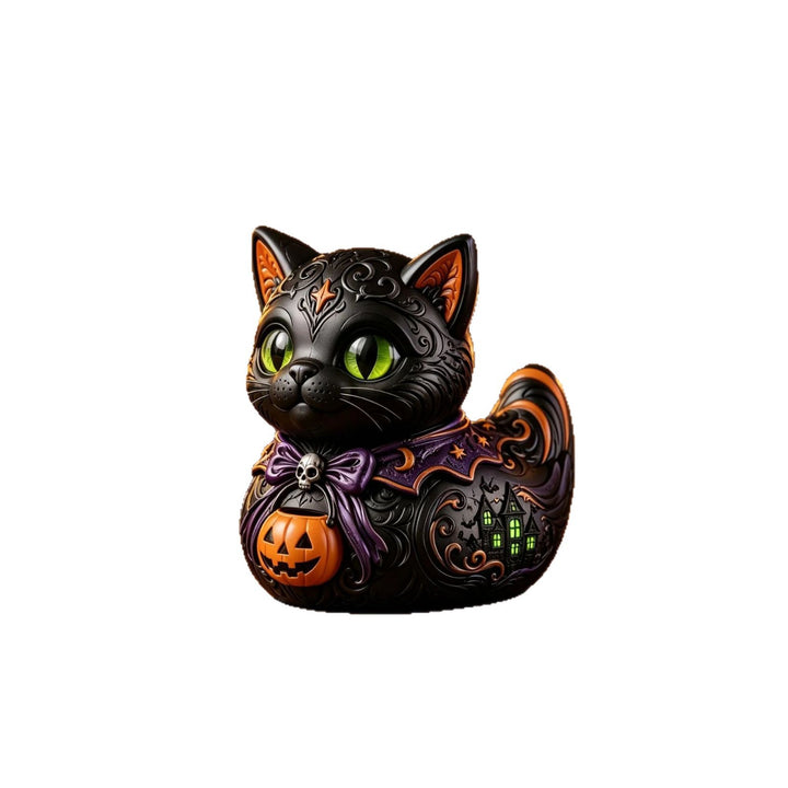 Decorative Halloween Cat Figurine Kalsten