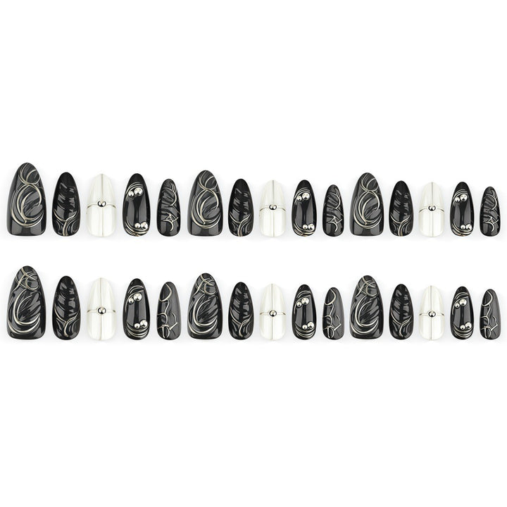 Artificial nails with futuristic design Kalsten
